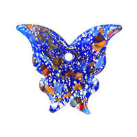 Pendant Murano Foil Glass Butterfly N-YH (02)