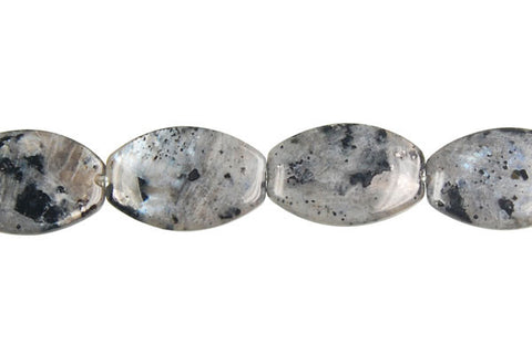 Larvikite Oval Rectangle Beads