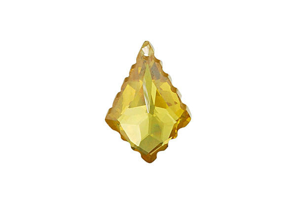 Pendant Cubic Zirconia Baroque Drops (Yellow)