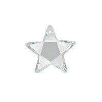 Pendant Cubic Zirconia Faceted Star (White)