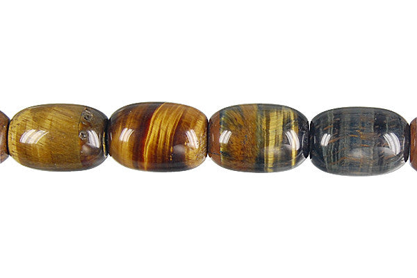 Tiger Eye (Yellow and Blue) Drum Beads