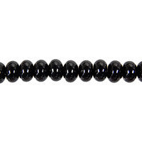 Black Onyx (AAA) Rondelle Beads