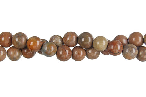 Amber Onyx Round Beads
