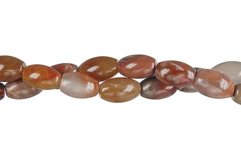 Amber Onyx Rice Beads