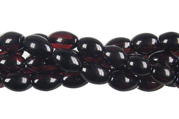 Amber Rice (Dark) Beads