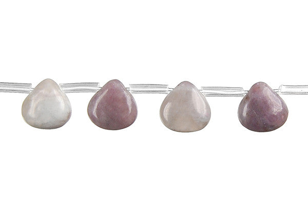 Purple Jasper Flat Briolette Beads