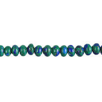 Azurite-Malachite Rondelle Beads