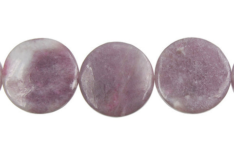 Purple Jasper Coin Beads