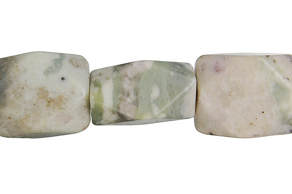 Peace Stone Faceted Nugget Beads