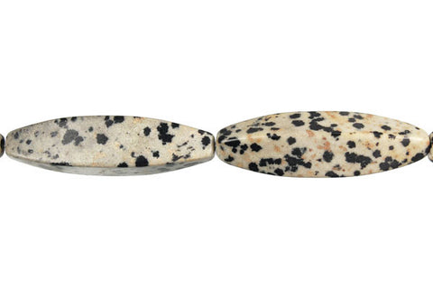Dalmatian Jasper Square Rice Beads