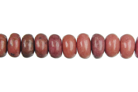 Rhodonite Rondelle Beads