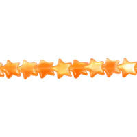 Orange (Fiber Optic) Star (A Grade)