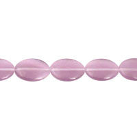 Light Purple (Fiber Optic) Flat Oval (A Grade)