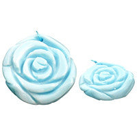Pendant Turquoise (Light) Quartz Carved Rose