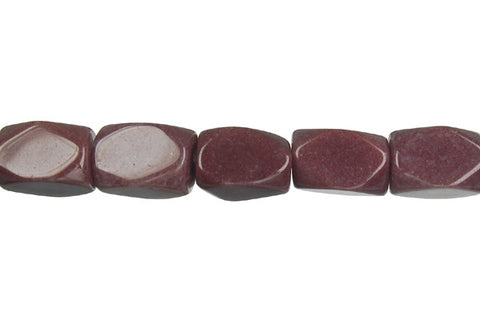 Chocolate Aventurine Faceted Nugget Beads