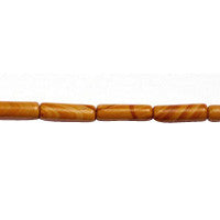 Wood Jasper Tube Beads