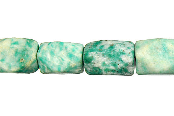Tree Agate Faceted Nugget Beads