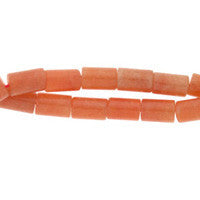 Carnelian Tube Beads