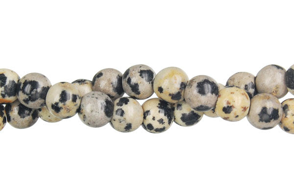 Dalmatian Jasper Round Beads