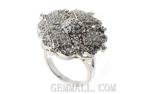 Sterling Silver CZ Paved Ring Style (rha0002)