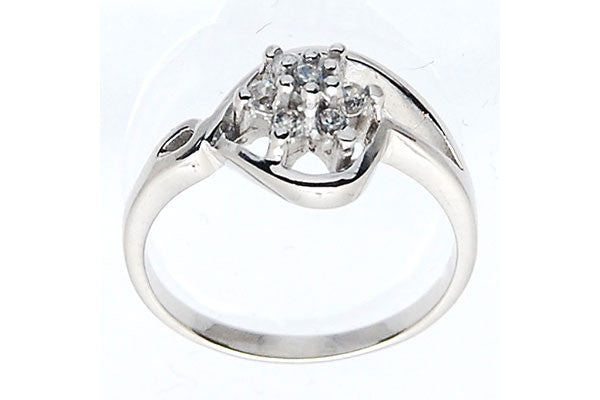 Sterling Silver CZ Paved Ring Style (zy301)